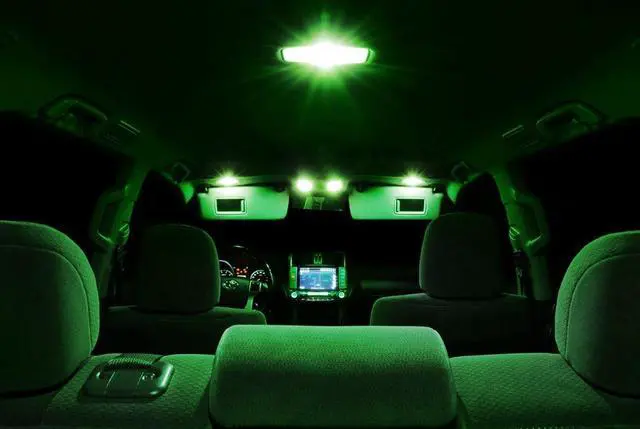 Alt view image 4 of 7 - XtremeVision Interior LED for Honda Pilot 2009-2014 (16 Pieces) Green Interior LED Kit + Installation Tool