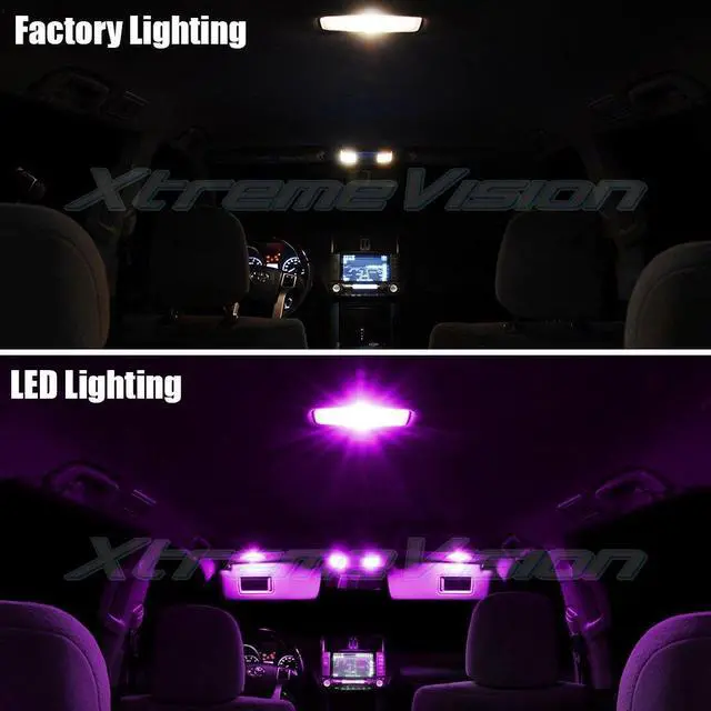 Alt view image 3 of 7 - XtremeVision Interior LED for Honda Pilot 2009-2014 (16 Pieces) Pink Interior LED Kit + Installation Tool