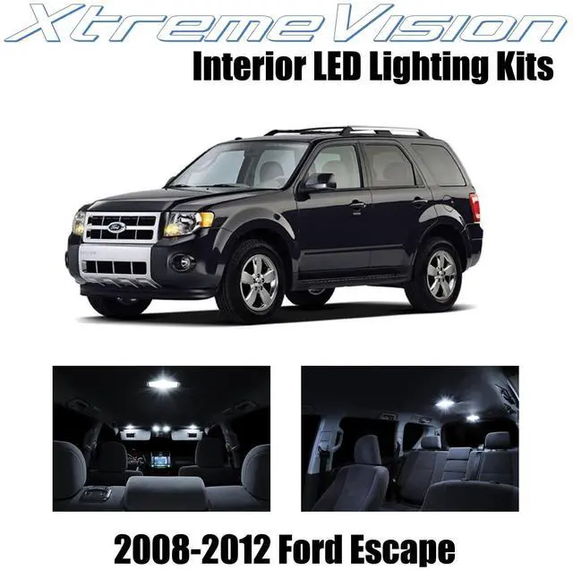 Main image of XtremeVision Interior LED for Ford Escape 2008-2012 (8 Pieces) Pure White Interior LED Kit + Installation Tool