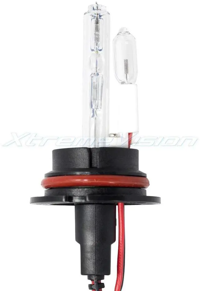 Alt view image 2 of 7 - XtremeVision 9007 6K 55W AC Xenon Bundle - Xenon Headlight Bulb with Slim AC Ballast - HB5, 6000K Light Blue- Xenon Bulbs - 1 Pair