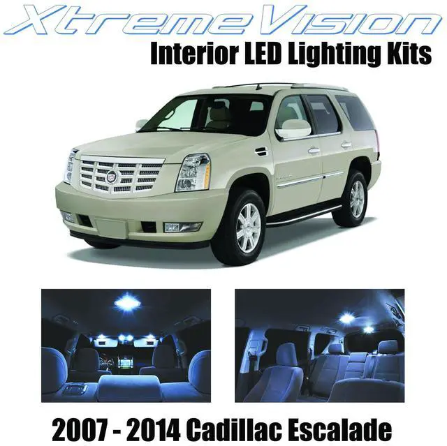 Main image of XtremeVision Interior LED for Cadillac Escalade 2007-2014 (16 Pieces) Cool White Interior LED Kit + Installation Tool