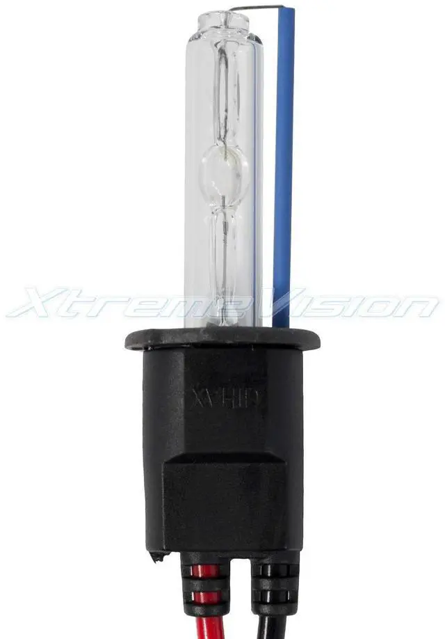 Alt view image 2 of 7 - XtremeVision H3 5K 55W AC Xenon Bundle - Xenon Headlight Bulb with Slim AC Ballast - 5000K Bright White - Xenon Bulbs - 1 Pair
