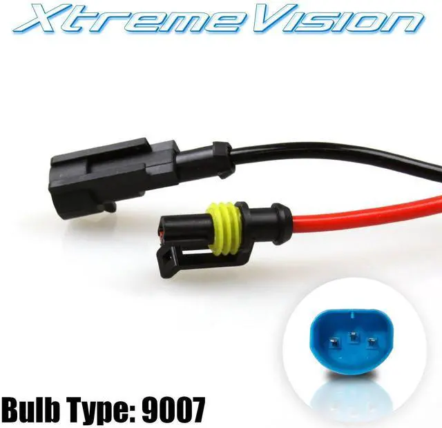Alt view image 4 of 5 - XtremeVision AC HID Xenon Replacement Bulbs - 9007 5000K - Bright White (1 Pair)