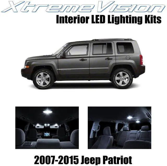 Main image of XtremeVision Interior LED for Jeep Patriot 2007-2015 (6 Pieces) Pure White Interior LED Kit + Installation Tool