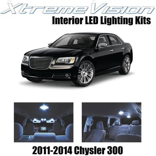 Main image of XtremeVision Interior LED for Chrysler 300 / 300C 2011-2014 (6 Pieces) Cool White Interior LED Kit + Installation Tool