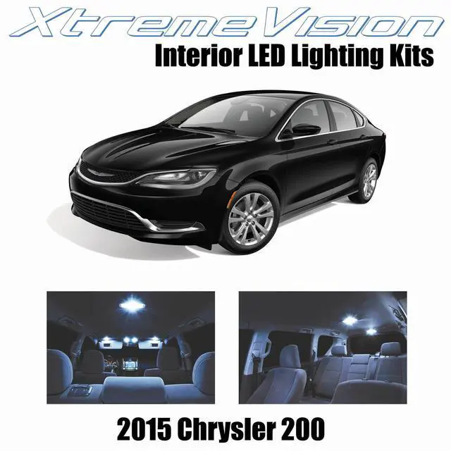 Main image of XtremeVision Interior LED for Chrysler 200 2015+ (11 Pieces) Cool White Interior LED Kit + Installation Tool