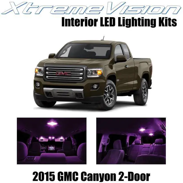 Main image of XtremeVision Interior LED for GMC Canyon 2-Door 2015+ (12 Pieces) Pink Interior LED Kit + Installation Tool