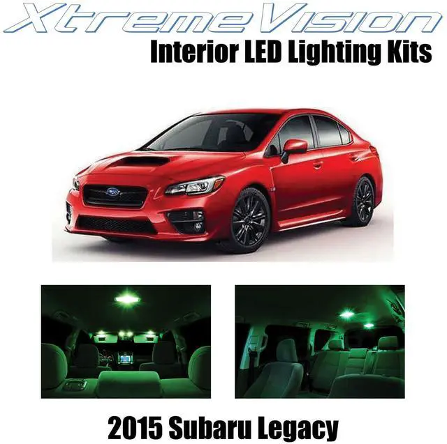 Main image of XtremeVision Interior LED for Subaru Legacy 2015+ (12 Pieces) Green Interior LED Kit + Installation Tool