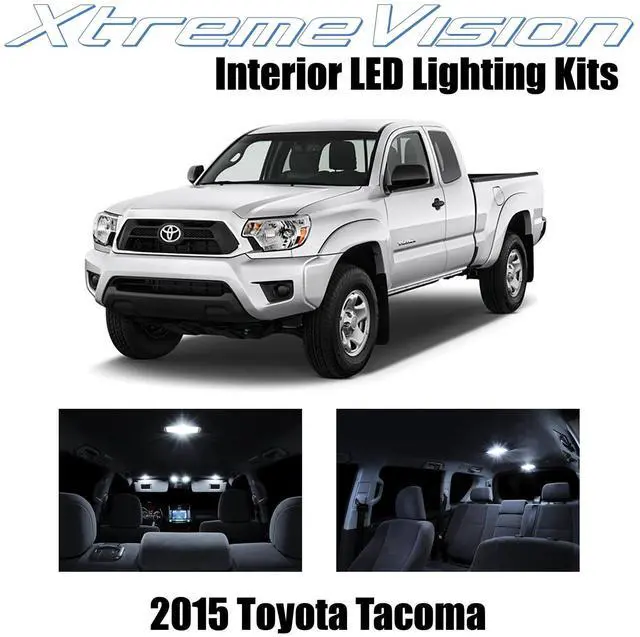 Main image of XtremeVision Interior LED for Toyota Tacoma 2015+ (7 Pieces) Pure White Interior LED Kit + Installation Tool