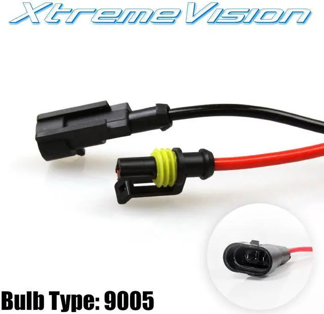 Alt view image 5 of 5 - XtremeVision AC HID Xenon Replacement Bulbs - 9005 5000K - Bright White (1 Pair)