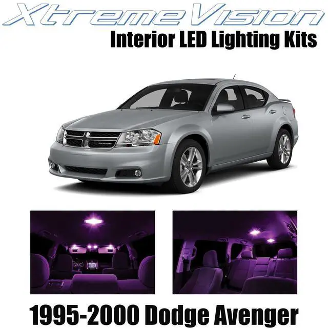 Main image of XtremeVision Interior LED for Chrysler Avenger 1995-2000 (10 Pieces) Pink Interior LED Kit + Installation Tool