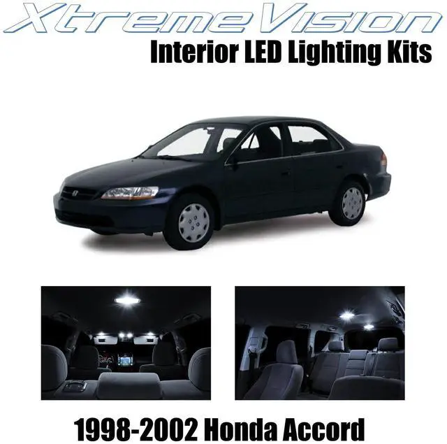 Main image of XtremeVision Interior LED for Honda Accord 1998-2002 (12 Pieces) Pure White Interior LED Kit + Installation Tool