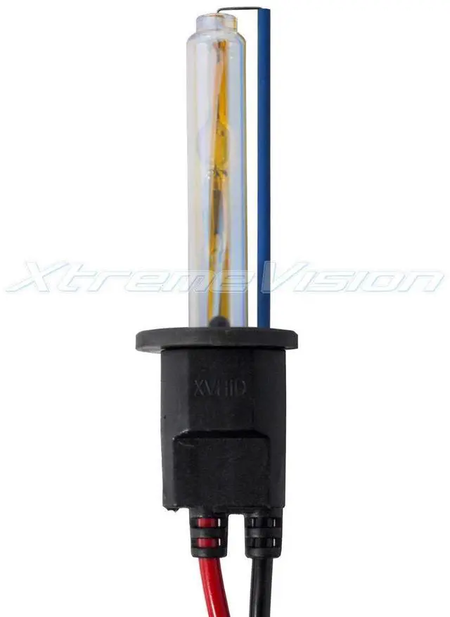 Alt view image 2 of 7 - XtremeVision H1 3K 55W AC Xenon Bundle - Xenon Headlight Bulb with Slim AC Ballast - 3000K Golden Yellow-Xenon Bulbs - 1 Pair