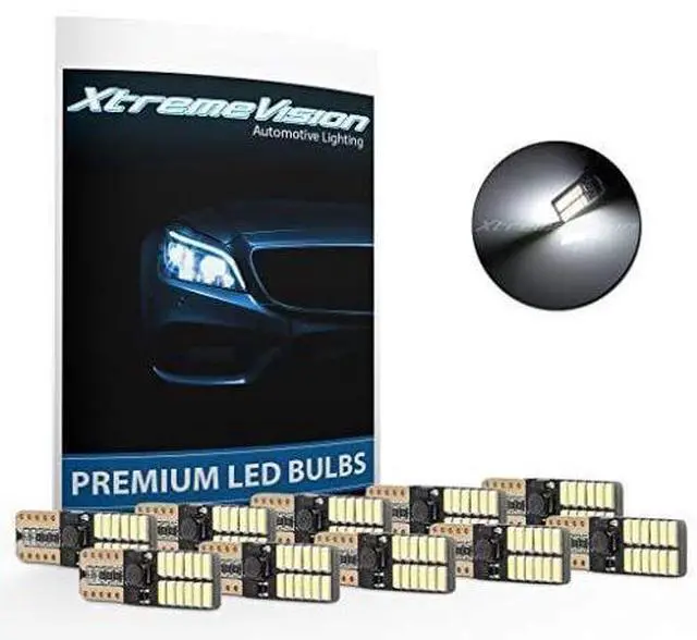 Main image of XtremeVision T15 168 194 175 161 158 4014 30SMD Canbus Pure White LED Bulbs (4 PCS)