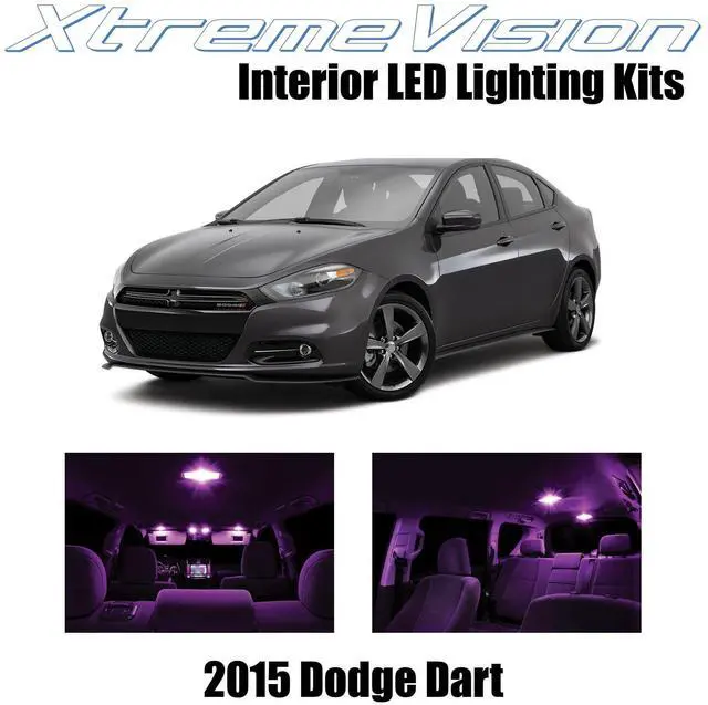 Main image of XtremeVision Interior LED for Dodge Dart 2015+ (10 Pieces) Pink Interior LED Kit + Installation Tool
