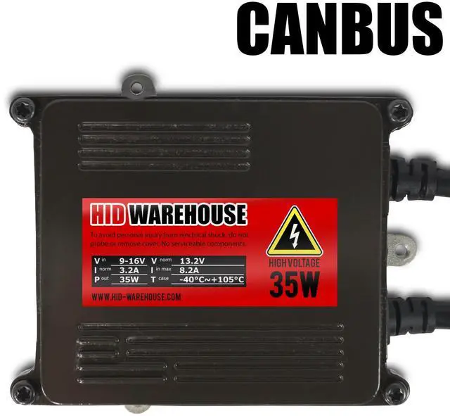 Alt view image 2 of 3 - HID-Warehouse AC 35W CanBus HID Xenon Premium Slim Ballast (Pair - 2 PCS)