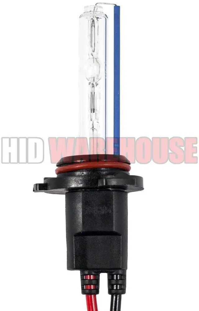 Alt view image 2 of 7 - HIDWarehouse H10 8K 55W AC Xenon Bundle - Xenon Headlight Bulb with Slim AC Ballast - 9140, 9145, 8000K Medium Blue - Xenon Bulbs - 1 Pair