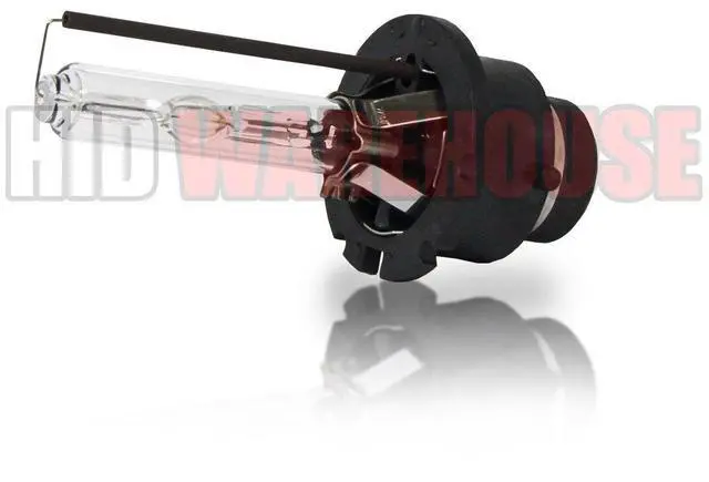 Main image of HID-Warehouse; AC HID OE Xenon Replacement Bulbs - D4S / D4R / D4C - 6000K Light Blue (1 Pair) (Metal Bracket)