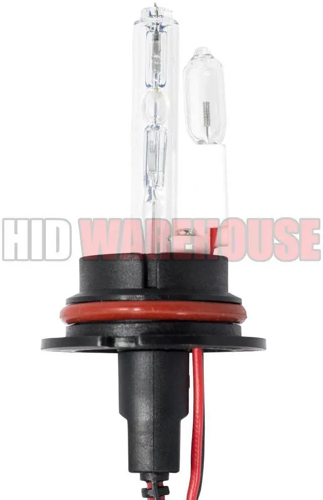 Alt view image 2 of 4 - HID-Warehouse AC HID Xenon Replacement Bulbs - 9004 6000K - Light Blue (1 Pair)
