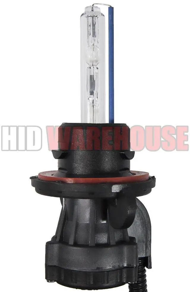 Alt view image 2 of 4 - HID-Warehouse AC HID Xenon Replacement Bulbs - Bi-Xenon H13 6000K - Light Blue (1 Pair)