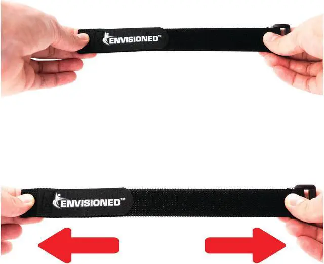 Alt view image 4 of 7 - Elastic Reusable Cinch Straps & Cable Ties, 26 Pack Combo Set Assortment, Multipurpose Quality Hook & Loop Cable Organizer, Securing Straps