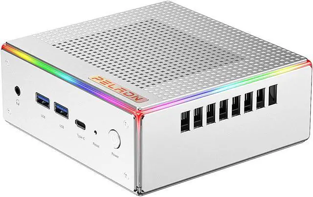 Main image of Peladn Desktop Mini PC HA4  Ryzen 7 7840HS(32GB+1TB, Up to 4.75GHz) Desktop Computer with W11 DDR5 Computer Support 4K Four Display/USB3/WiFi 6/BT5.2/2.5Gbps for Gaming  Ryzen7 7840HS