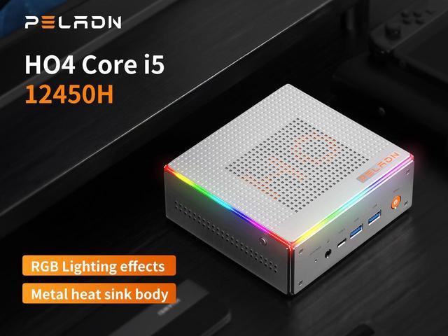 Peladn Desktop Mini PC HO4 Core i5-12450H(up to 4.4GHz), 32GB DDR4 