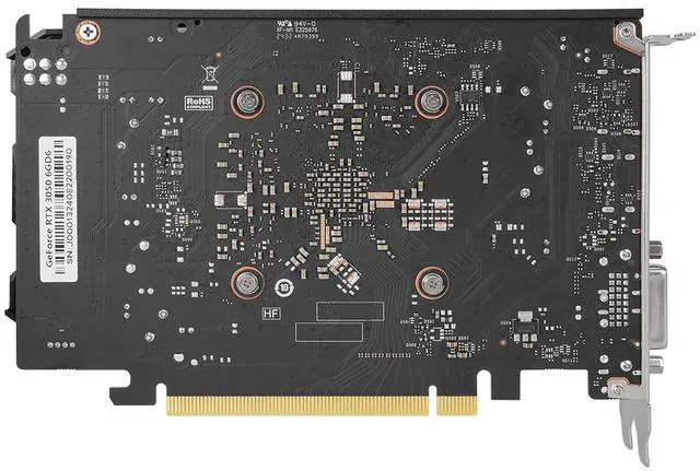 Alt view image 6 of 6 - Peladn Gaming RTX 3050 6G Graphics Card GDDR6 PCI Express 4.0 Video Card Single-fan Edition