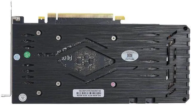 Alt view image 2 of 7 - Peladn Gaming RTX 3070 8G  Graphics Card 256bit GDDR6 5888CUDA  PCI Express 4.0 Video Card Double fans Edition