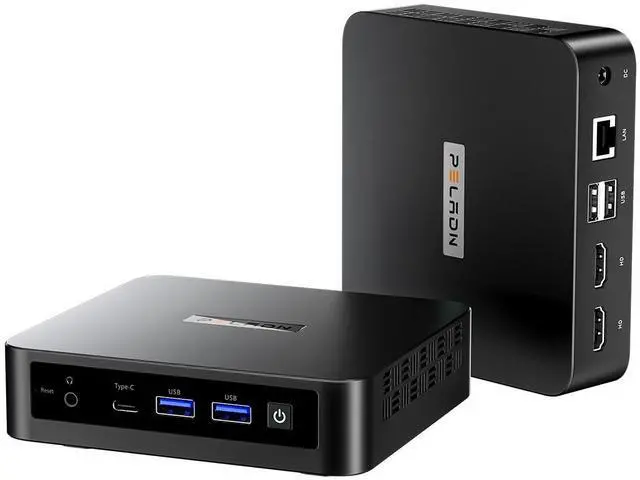 Main image of PELADN Mini Pc, Intel Twin Lake N150(UpgradedN100),16GB DDR4/512GB SSD,Type-c/Dual HD,Mini DesktopComputer,WiFi5 4K/60Hz Triple-Display USB3.2/BT4.2 MiniComputers for Home Business