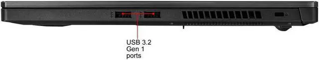 Alt view image 7 of 7 - Asus GA502IU-ES76 90NR03V1-M01390 - AMD Ryzen 7-4800HS 2.90GHz, 16GB, 1TB SSD, 15.6" NVIDIA GeForce GTX 1660Ti 6GB Windows 10