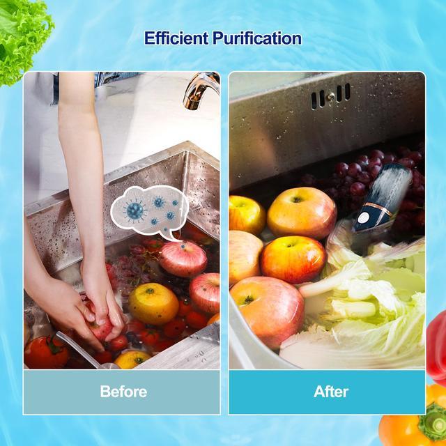 Fruit and Vegetable Washing Machine Fruit Cleaner Device in Water IPX7  Produce P