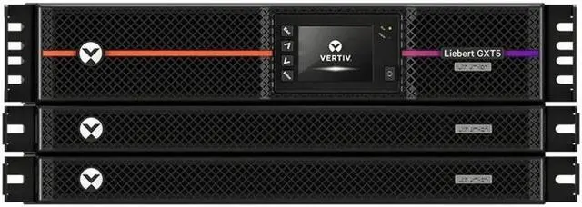 Alt view image 3 of 3 - Vertiv Liebert GXT5LI-10KMVRT4UXLN Lithium-Ion Online UPS 10kVA/10kW 120V/208V Rack/Tower