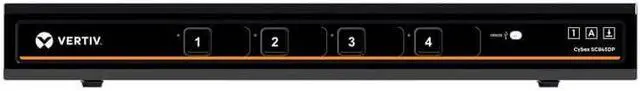 Main image of Vertiv | SC845DP | SC845DP-001 Cybex SC 4-Port DP to DP SH Secure KVM Switch