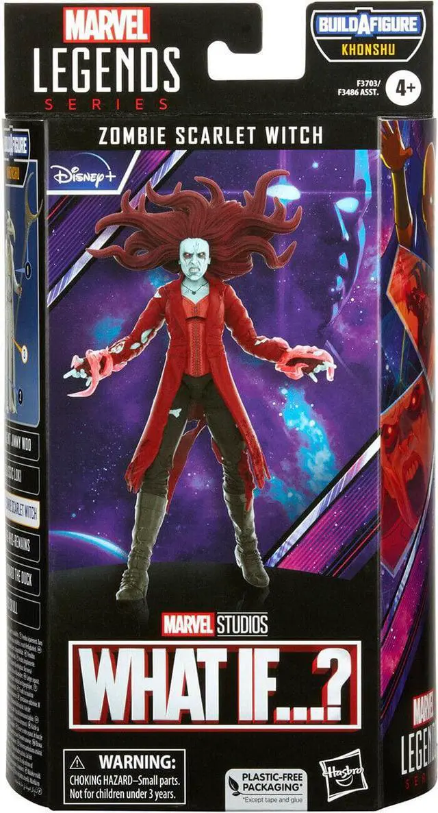 Main image of Marvel Legends Disney 6 Inch Figure BAF Khonshu Zombie Scarlet Witch
