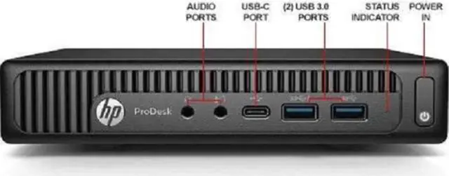 Alt view image 2 of 3 - HP Prodesk 600 G2 Mini i5 6500T 8GB RAM 120GB SSD
