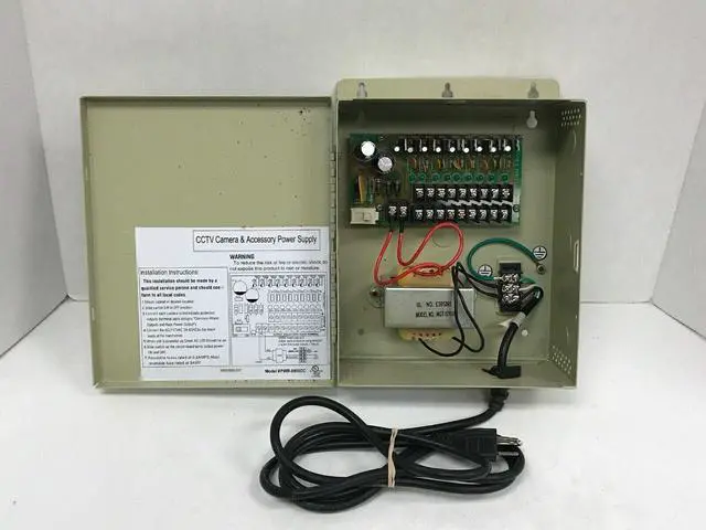 Main image of CCTV Camera & Accessory Power Supply Cabinet PWR-0900DC
