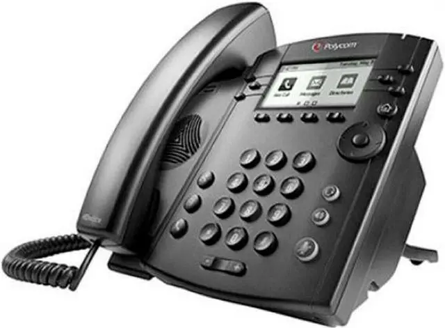 Main image of Lot of 12 Polycom VVX310 Business Media Phone (2201-46161-001) with handset