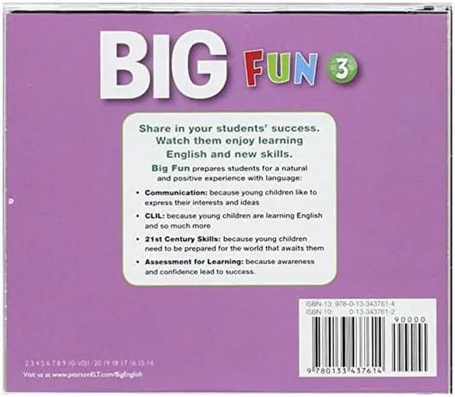 Alt view image 2 of 2 - Big Fun 3 Class Audio Pearson Always Learning