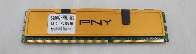Main image of PNY 64B0QHHHJ-HS 2GB DDR3-1333 PC3-10600 Desktop Memory RAM