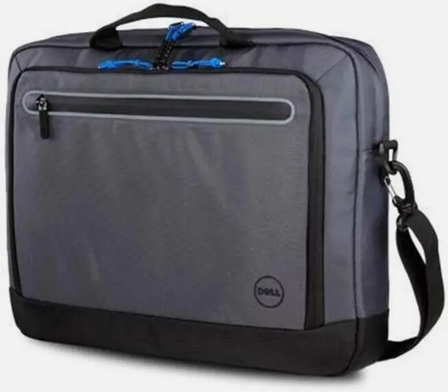 Main image of Dell XFJPM Briefcase Laptop Notebook Carrying Bag Black Gray Padded 15"