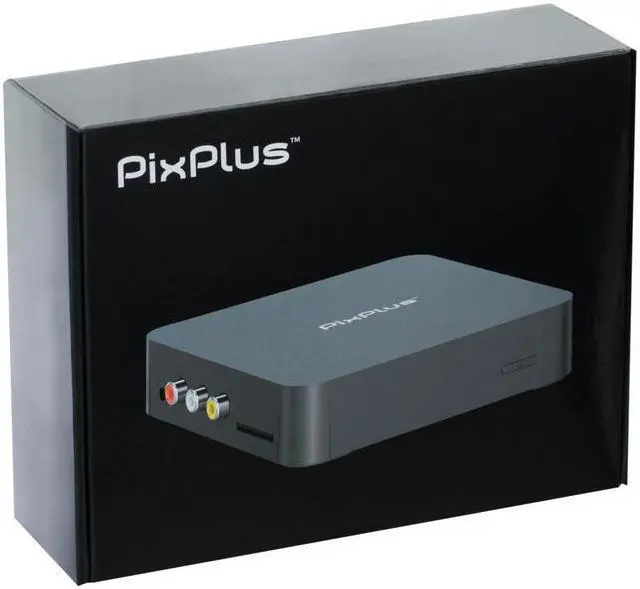 Alt view image 2 of 3 - PixPlus Digital TV Converter Box Bundle w/DVR & 64GB Built-In Memory
