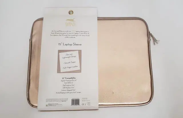 Alt view image 2 of 2 - Winx Rose Gold 15 Inch Laptop Sleeve Fresh Feminine Design