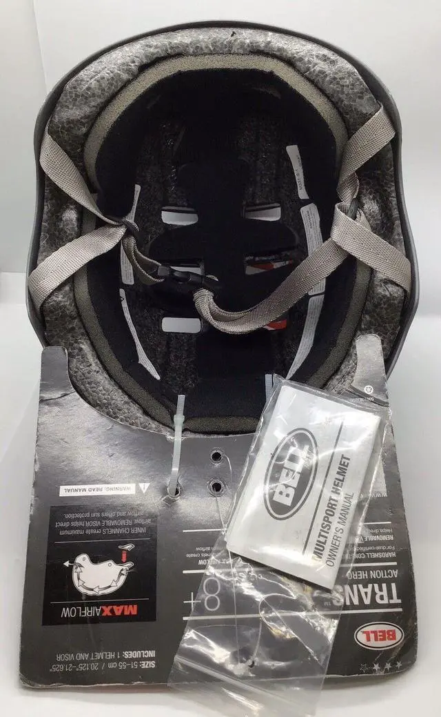 Alt view image 2 of 2 - Bell The Original Trans Action Hero Helmet Youth 51-55cm Matte Black