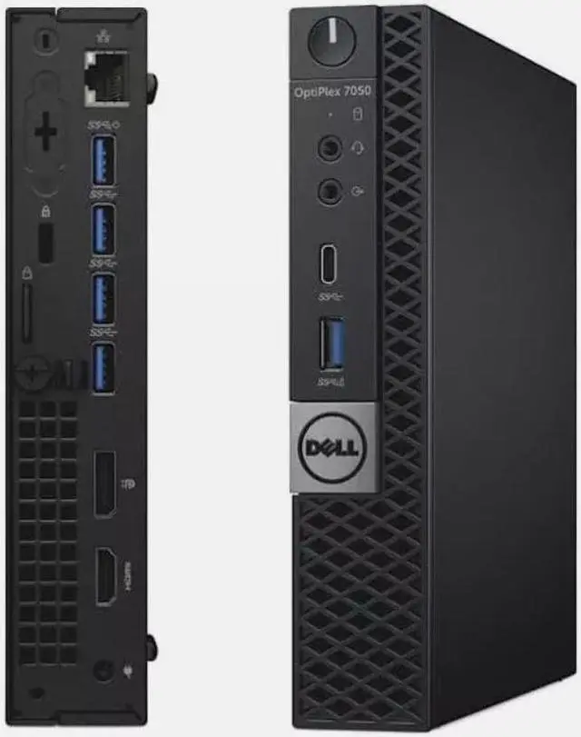 Alt view image 2 of 2 - Dell Optiplex 7050 Micro Mini PC i7-7700 16GB RAM 500GB SSD Win 10 Pro