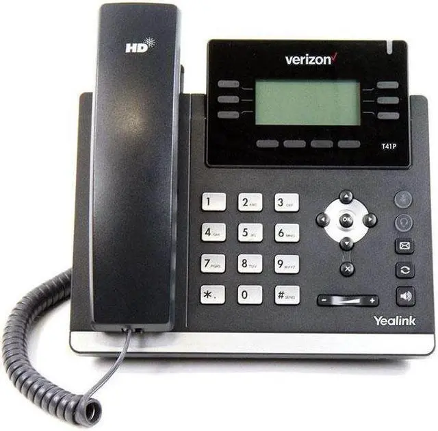 Main image of YEALINK T41P PoE IP VoIP phone with Stand and Handset
