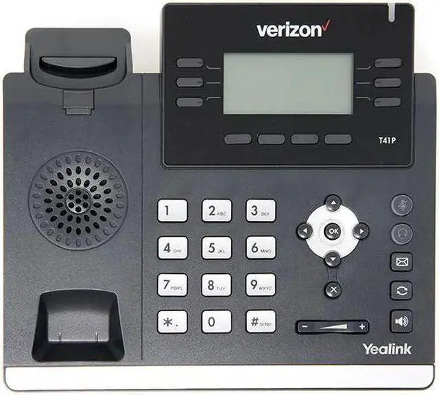 Alt view image 5 of 7 - YEALINK T41P PoE IP VoIP phone with Stand and Handset