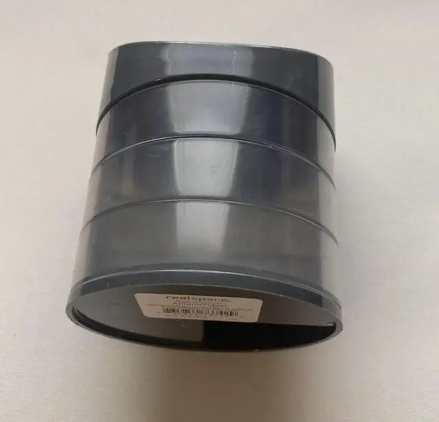 Alt view image 4 of 5 - Desk Organizer Antimicrobial Treatment 4-3/4"H x 4-3/4"W x 3-3/4"D Gray