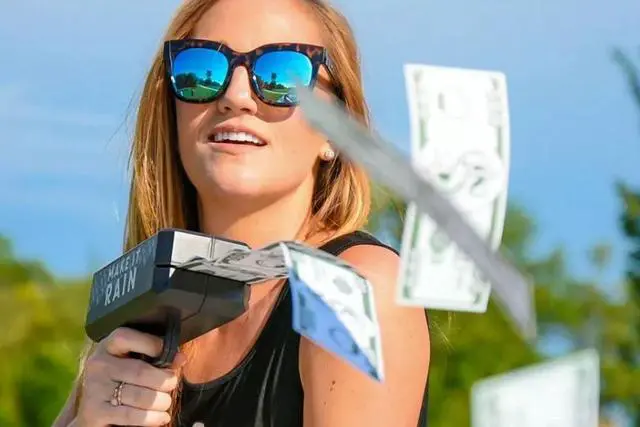 Alt view image 4 of 5 - Make It Rain Money Maker Gun Toy Fun For all Ages