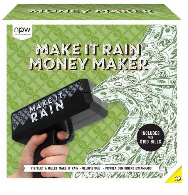 Main image of Make It Rain Money Maker Gun Toy Fun For all Ages